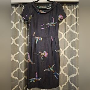 Boden Hummingbird dress